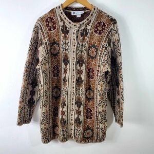 Vintage Tanto Pelo Italian Design Knit Sweater, 90's Style ltalian Cardigan